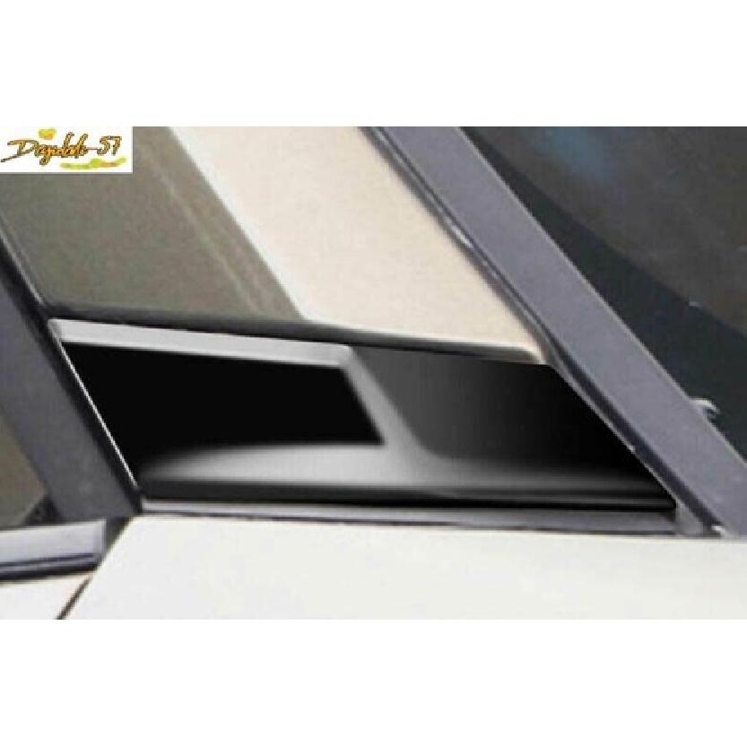 Black Fiber Exterior Window A-Pillar Trim For  Corolla Cross - 2PC New