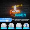 Ramen Neon Sign Noodle LED Light for Wall Décor Dimmable Restaurant Ramen Shop LED Neon Lights USB Powered Neon Art Signs Decor