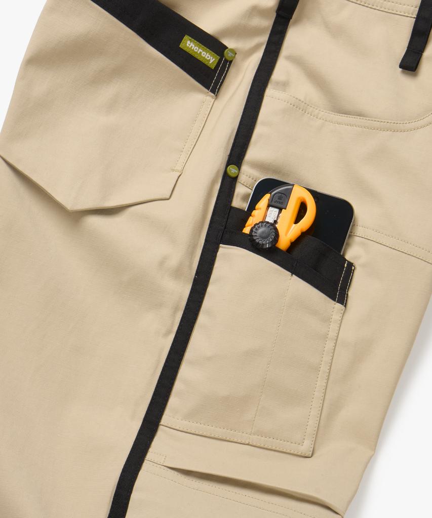 Deeobai B1 Essential Work Pants (Beige)