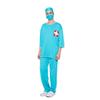 Halloween Party Play Costume Male Doctor Blue Surgical Costume Cosplay