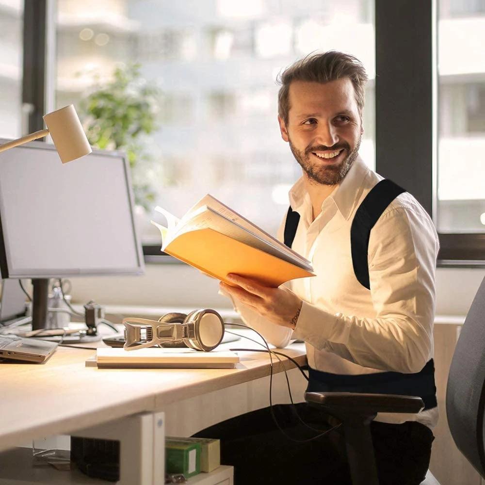 Magnetic Back Brace Posture Corrector Lumbar Support Belt for Lower Upper Back Pain Relief Men Women