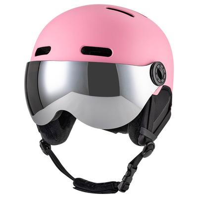 Unisex Ski Helmet With Integrated Goggle System Snowboarding Skiing Lightweight Safety Headgear Adults