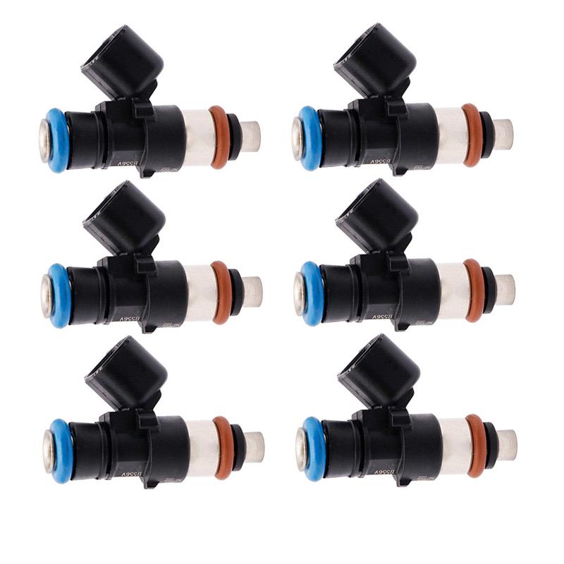 6Pcs Fuel Injectors Nozzle 0280158191 for Ford Mustang Taurus Edge Explorer F150 Flex Transit-150 Lincoln Continental MKS MKT