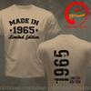 Funny Design Vintage 1965 Limited Edition Shirt Unisex Fashion Trendy Casual Clothing Stylish Tops Tee Shirt Leisure Tshirt Unisexs