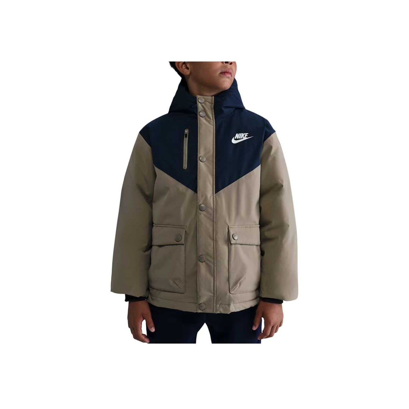 

Nike Down Jacket FW25 Warm Comfortable Zipper Soft Duck Down Kids Kids jackets IQ9990-247 S