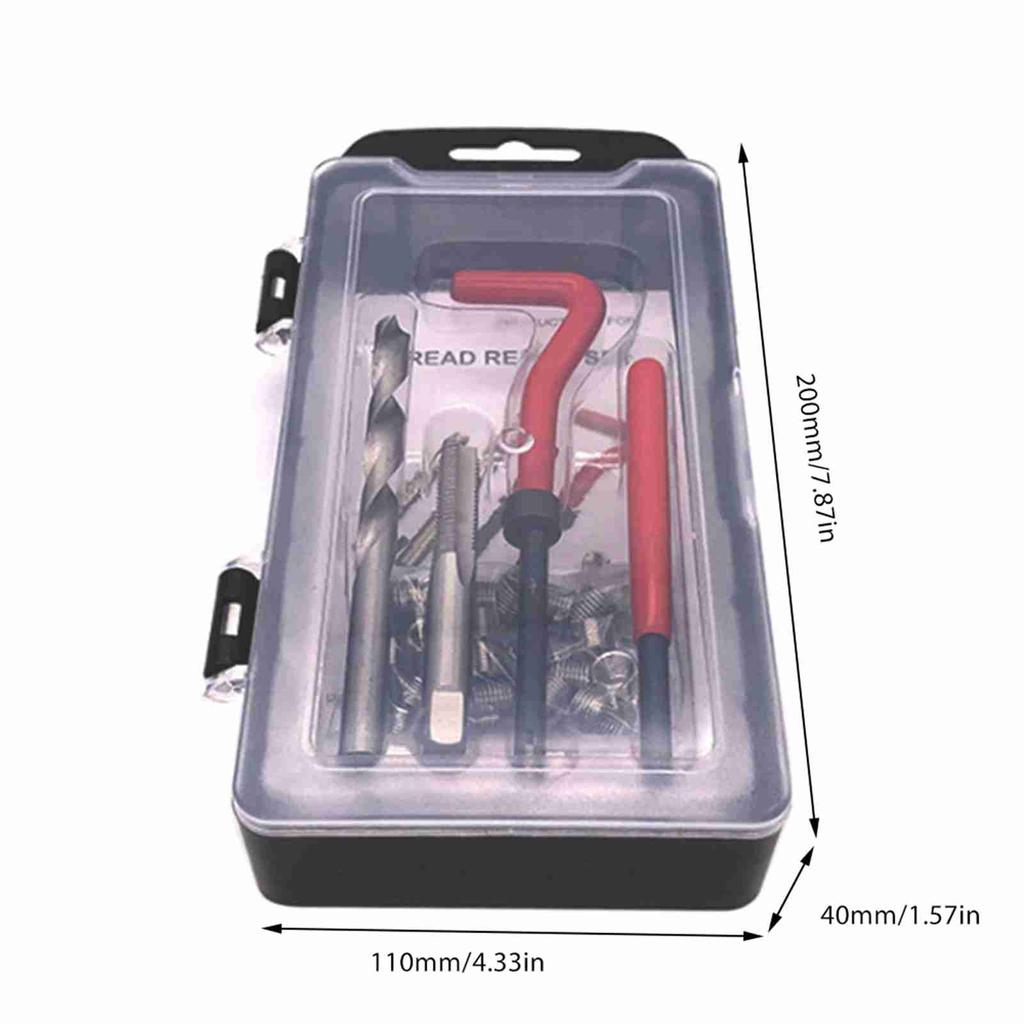 15Pcs M14 X 1.5 Thread Repair Kit Helicoil Compatible 14mm Damaged Threads