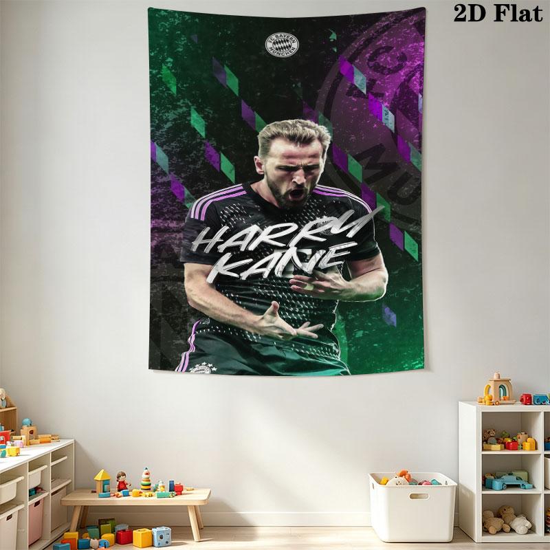Harry Kane King  Wall Hanging Printed Fabric Blanket Decorative Tapestries for Bedroom Living Room Home Decor