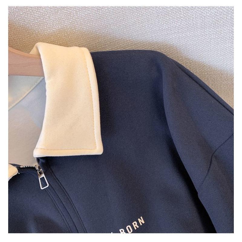 YYFS Moda damă ocazional primăvară toamnă mânecă lungă cu gât POLO Bluze și cămăși