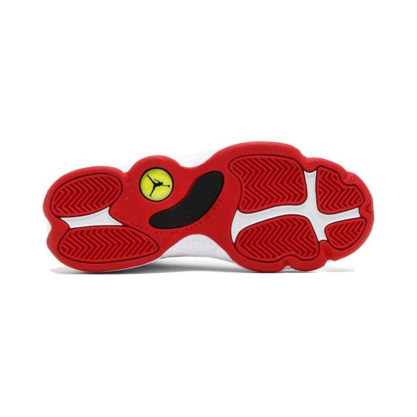 Jordan Air Jordan 13 High Top Children's Basketball Shoes Red White Children Aged 3 7 Years Old 414575-103