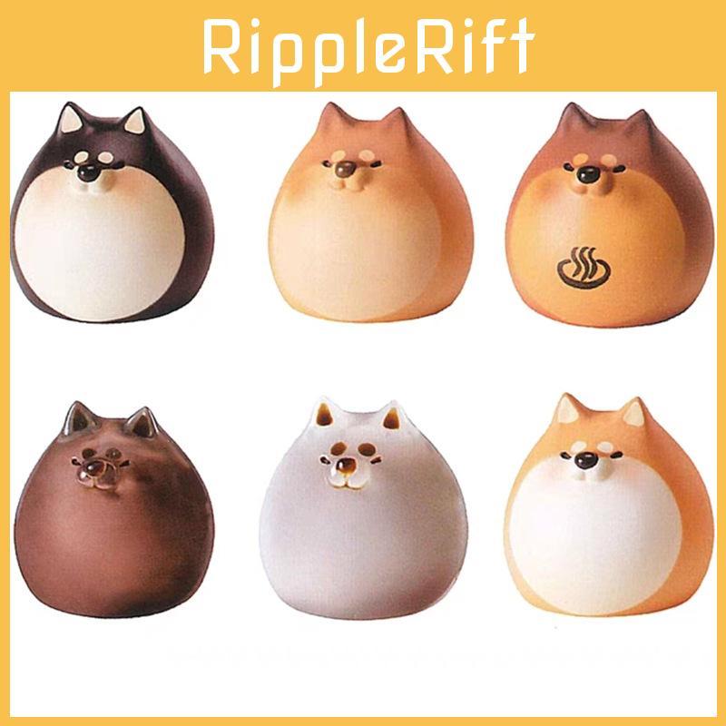Adorable Pvc Shiba Inu Dumpling Figures Collectible Blind Box Cute Dog Figurines