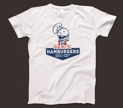 Pillsbury Doughboy Witte Bloem Logo Heren Zwart T-shirt