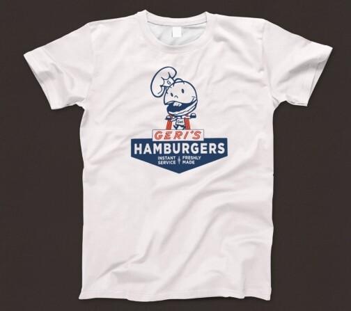 Logo Farina Bianca Pillsbury Doughboy T-shirt Nera da Uomo