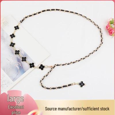 Women's Trendy Thin Metal Waist Chain for Little Black Dress