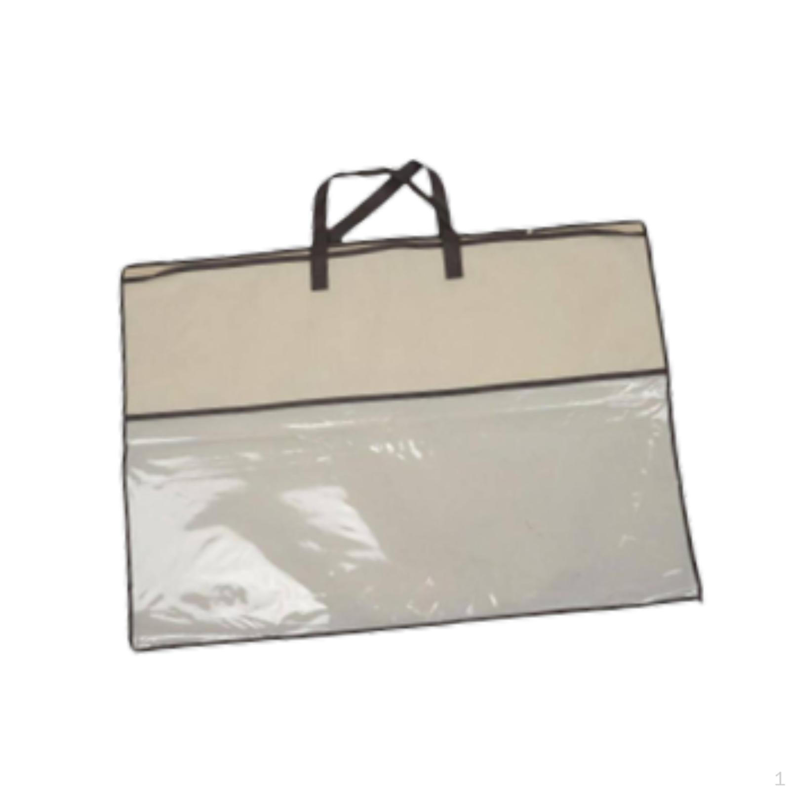 Сумка для хранения одеял Органайзер для одежды Шкаф Пуховое одеяло для простыней Льняной свитер 35x35cm