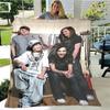 Dětská přikrývka s potiskem kapely Tokio Hotel Dětská Hřejivá přikrývka Flanel Měkká útulná deka Rozkládací pohovka Deka Cestovní deka Dárek k narozeninám