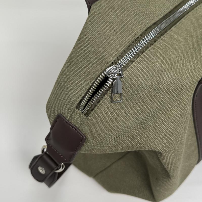 Canvas Duffel Bag Women's Large Capacity Tote Shoulder Bag Casual Travel Handbag