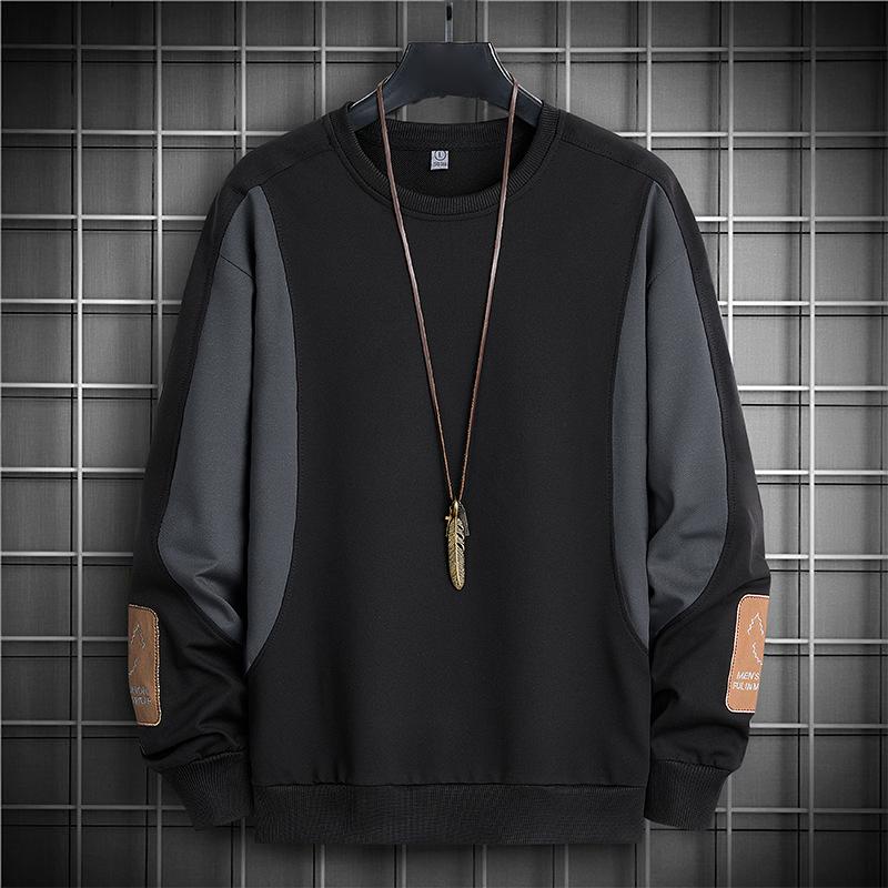 

Корейская версия Slim Fit свитер мужской весенне-осенний повседневный круглый вырез с длинными рукавами свитер XXXXXL