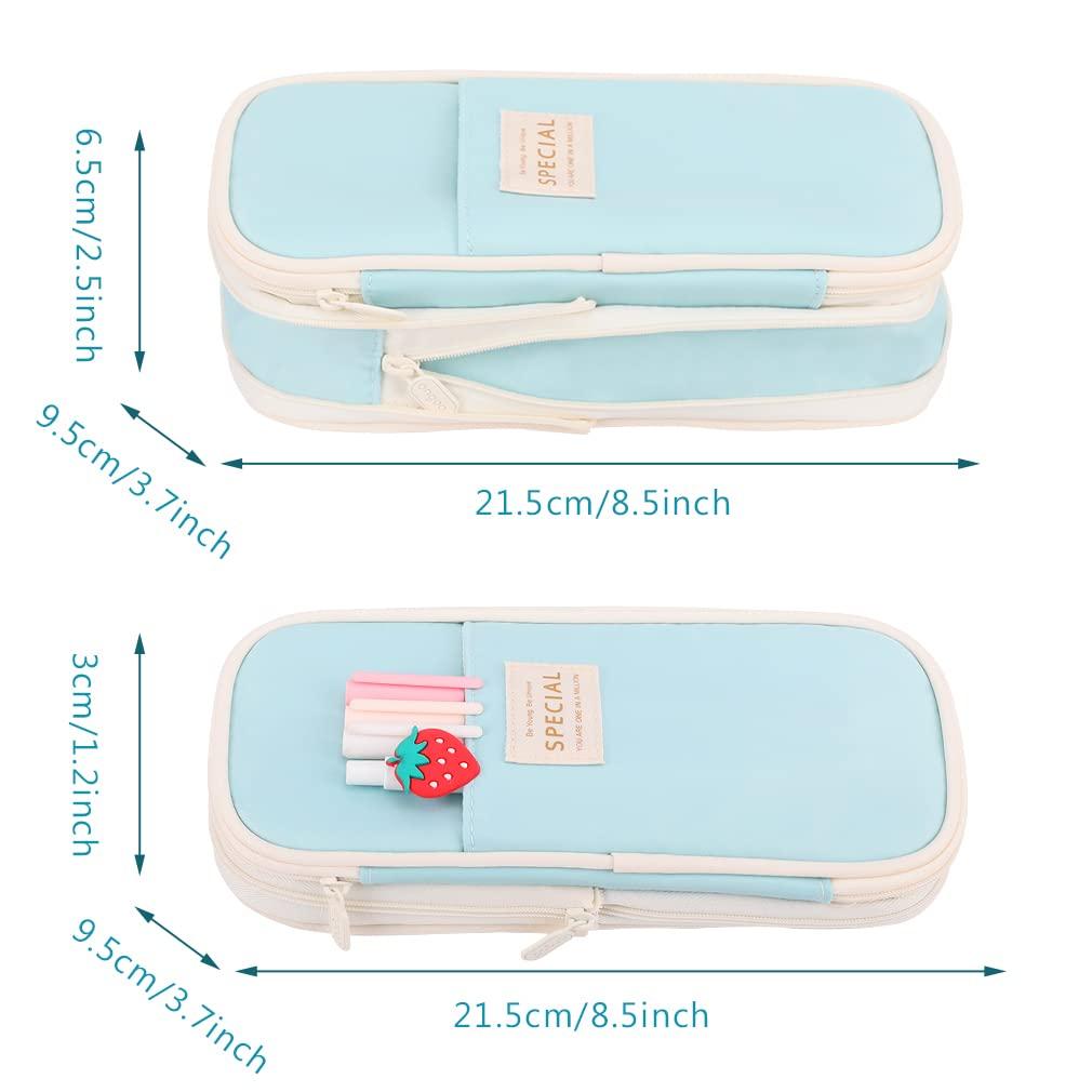 ISuperb Tužka Tužka Tužka Tužka Velký Nástroj Tužka Populární pro Střední Školu a Základní Školu Jednoduchý Design Modré Pouzdro, Pouzdro, Pouzdro, Držák, Design,