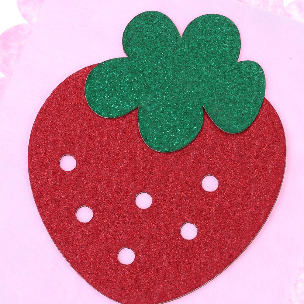 80 Zoll Erdbeer Hochstuhl Banner Rot Ein Geburtstagsparty Dekorationen Geburtstagsparty