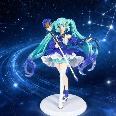 Anime Hatsune Miku 19Cm Cinderella Fairy Tale Wonderland Figure, A Gift For Girls, An Anime Model Ornament.