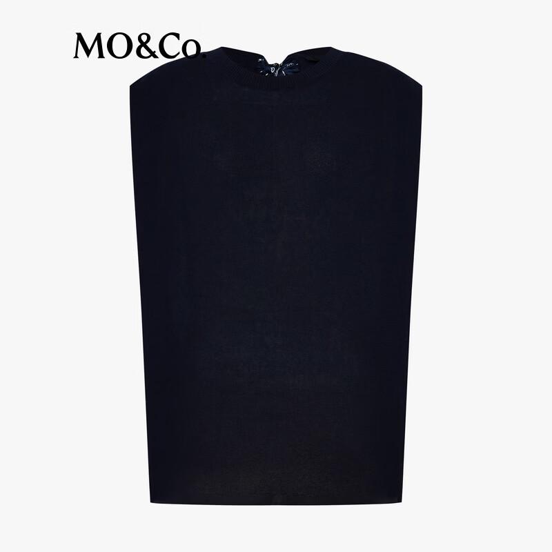 MO&Co. Sleeveless Cotton-Acetate Knit Top