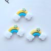 12Pcs New Mixed Mini Rainbow / Sun / Meteor Flat Back Resin Scrapbooking DIY Jewelry Craft Decoration Accessorie Q03