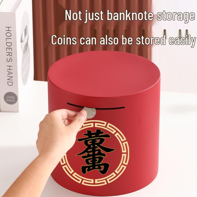 2025 Ulusal Trend Tarzı Kırılmaz Kumbara - Yetişkinler ve Çocuklar İçin - Şanslı Tasarruf, Kalınlaştırılmış Tasarım