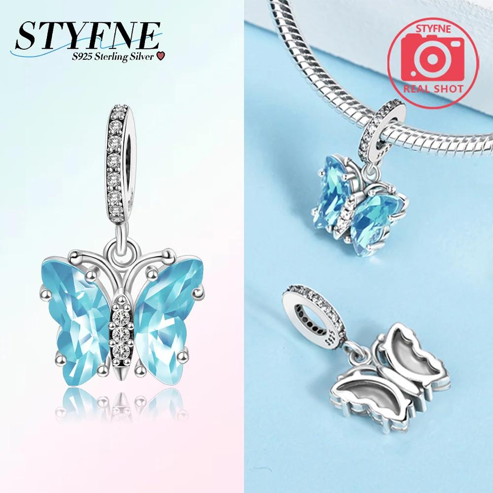 Charm Bead Charms Plata Originales Glass Butterfly Bead Charms for Charm Bead Charms Copper Bracelets Bead Charms Jewellery Making Womens Gift