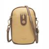 New Style PU Leather Crossbody Bag Soft Multi-layer Messenger Bag Square Bag Mobile Phone Bag