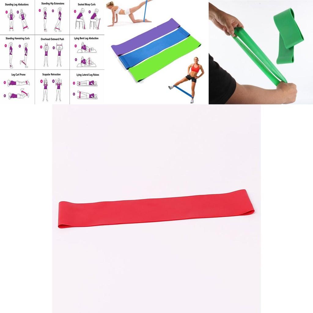 Anneau de Yoga en Latex Bande de Résistance Sangle Élastique de Résistance Fitness Entraînement Athlétique Résistance à la Traction Anneau Élastique Anneau de Traction