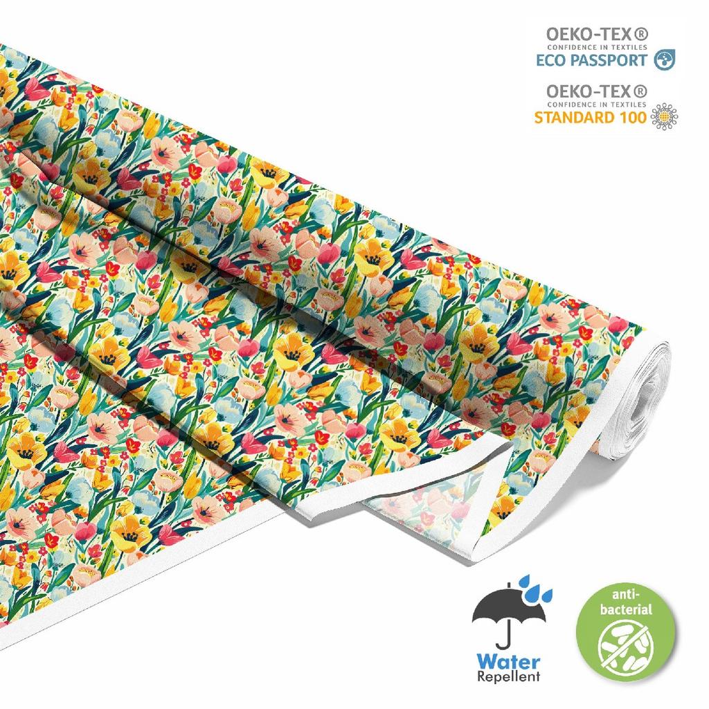 Outdoor Dekostoffe Oxford - Motiv Frühling I Dx7236