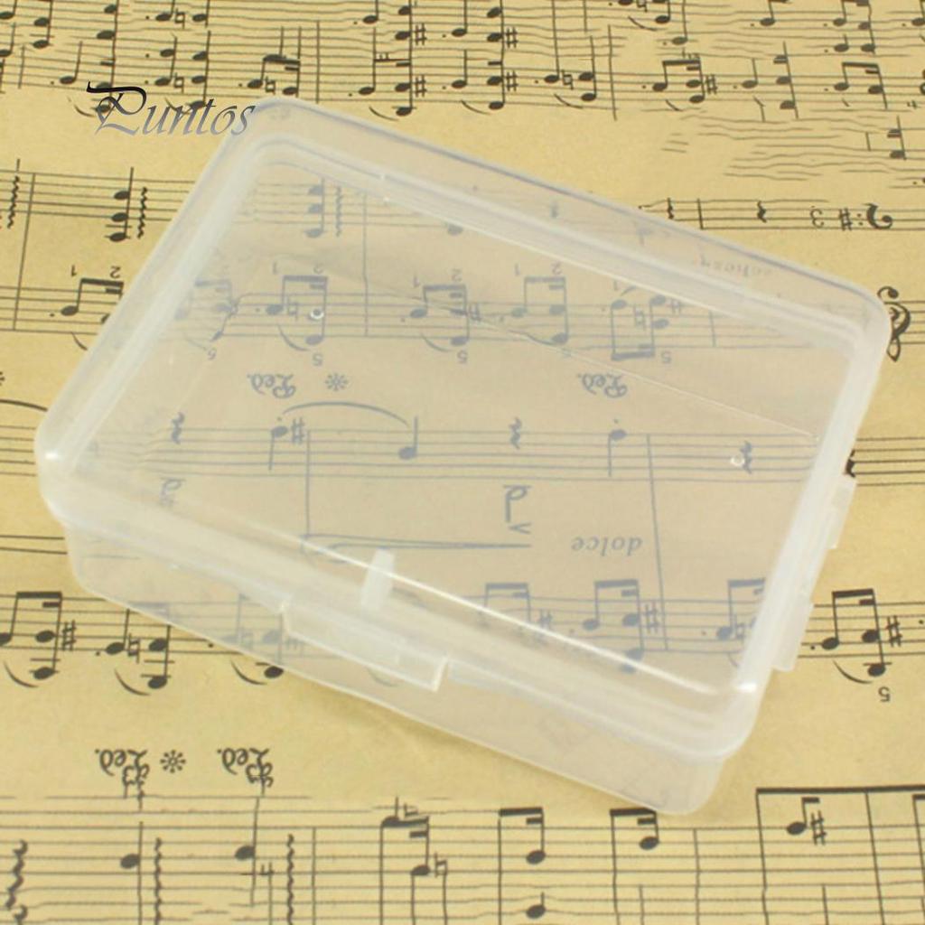 Fashionable 1Pc Clear Plastic Transparent Storage Box Debris Collect Container Case with Lid