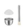 Large Capacity Garlic Masher 304 Stainless Steel Mortar Grinding Bowl Garlic Mashing Pot  Baby Food