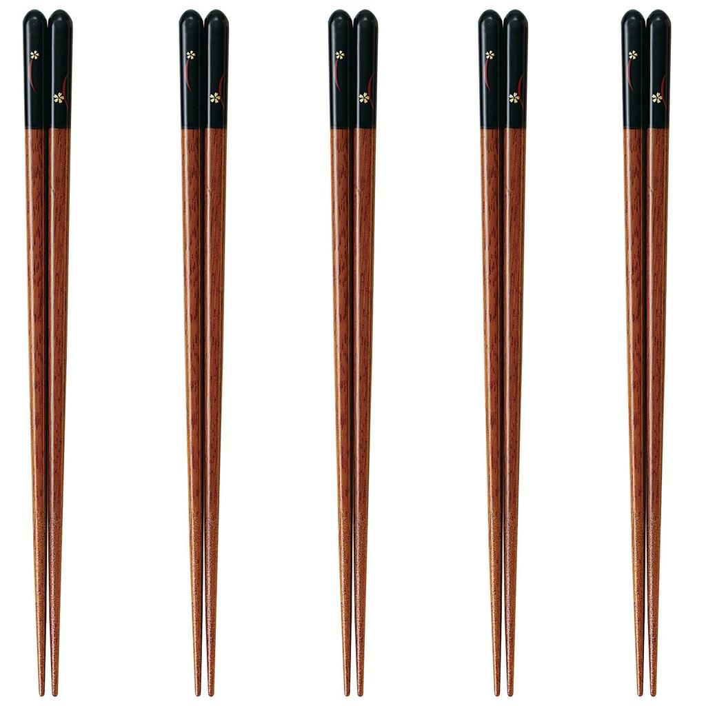 Happy Set of Dishwasher Made in PID9803 J-kitchens Chopsticks, 5, Material Wood, Safe, Japan,