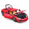 Bburago Ferrari 296 GTB Hybrid 830HP V6 2021 Red Mini Car Diecast Car Finished Product 1/18 18-16018