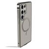 For Samsung Galaxy S25 Ultra Case Metal TPU Frame PC Back Phone Cover Compatible with MagSafe