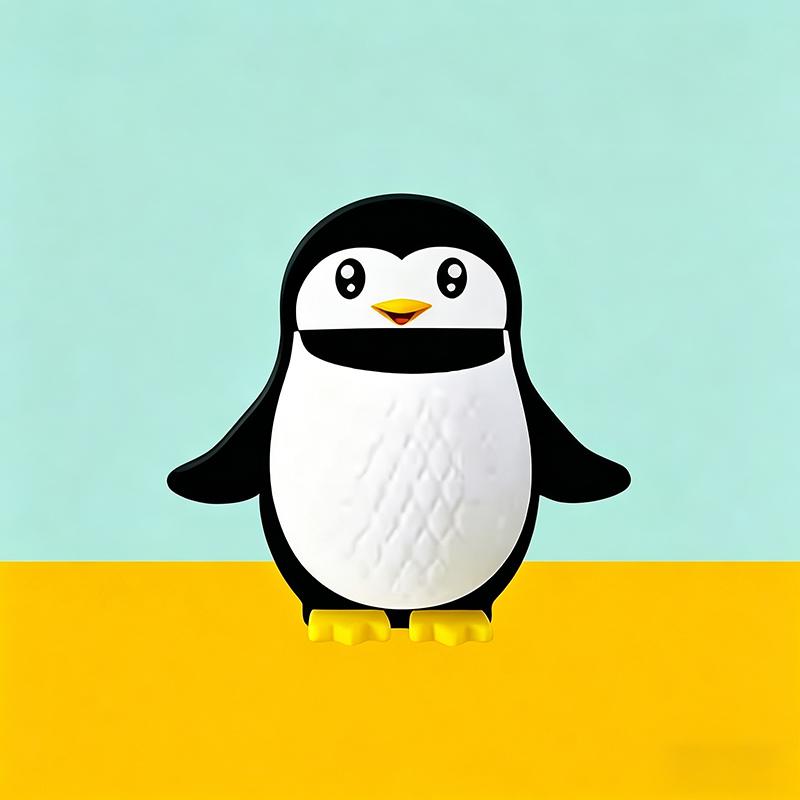 Cute Penguin Makeup Brush Holder No-drill Installation Drainage Storage for Bathroom чёрный