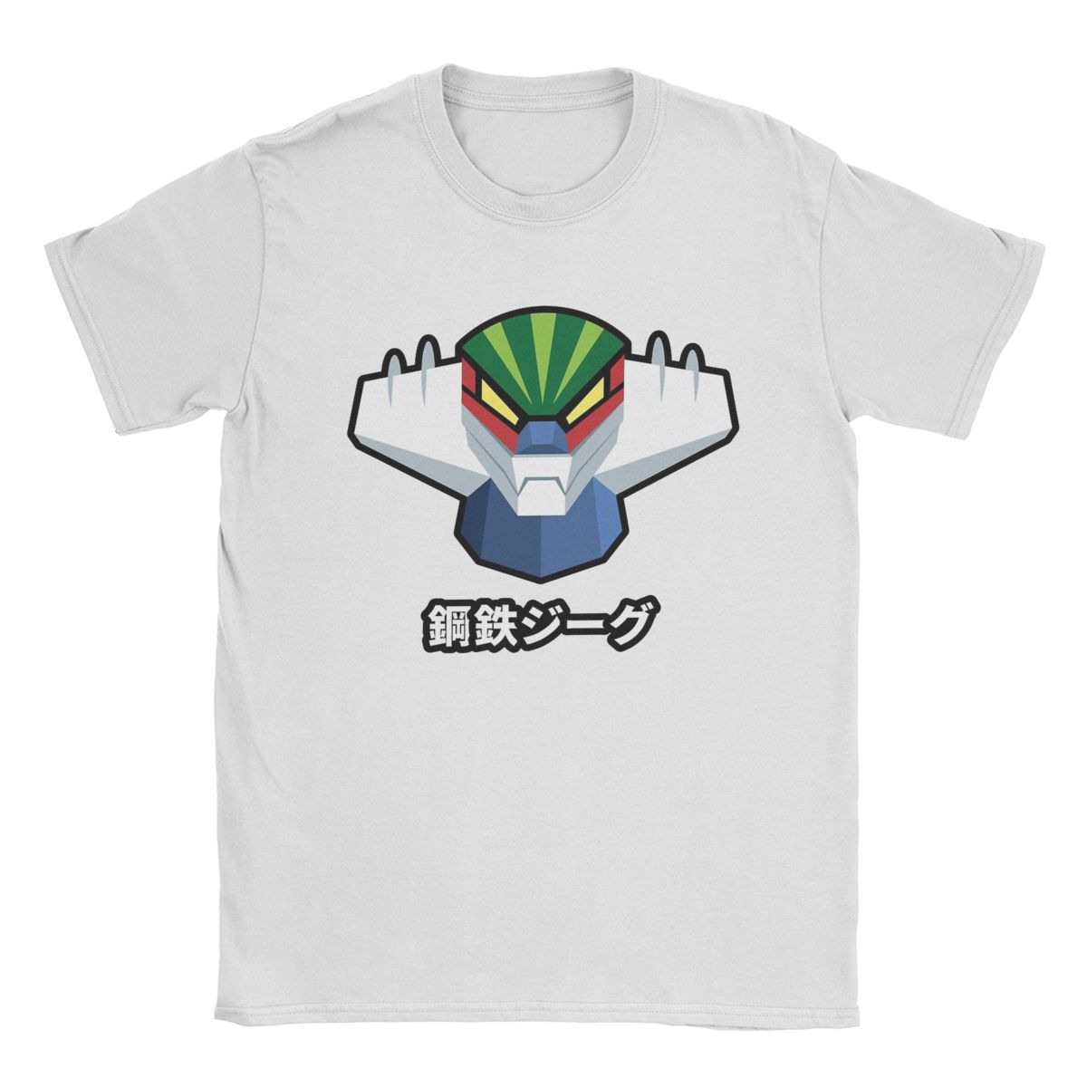 

Уникальные футболки Kotetsu Jeeg Steel Robot Jeeg для мужчин, хлопковые футболки с коротким рукавом и круглым вырезом, классическая одежда XXXXXL белый