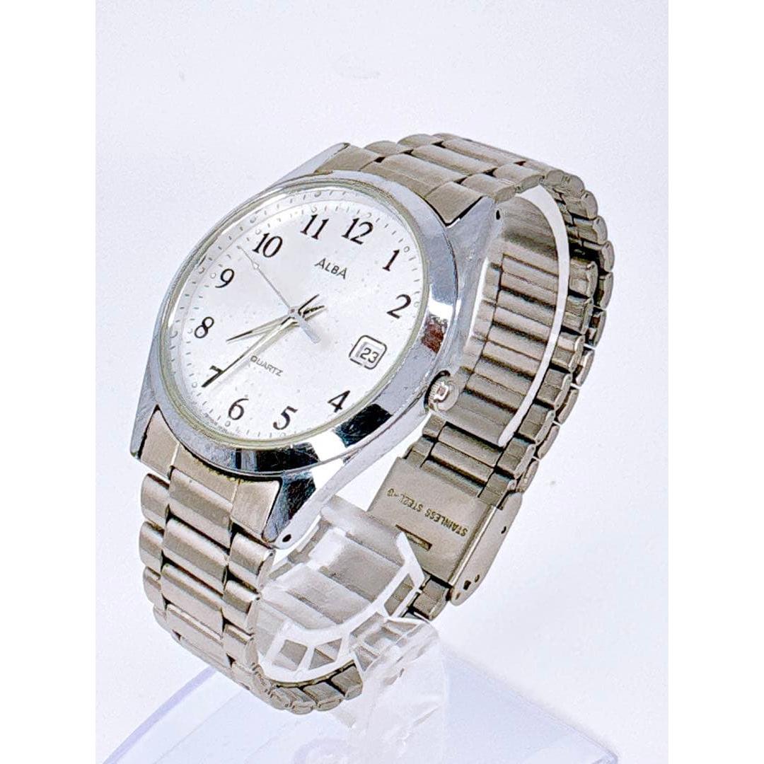 ALBA quartz watch stainless steel band