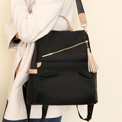 Farbkollisionsdesign Schultern/Handgriff Leichtes Nylon mit verstellbaren Trägern für den täglichen Gebrauch Unisex Mode Rucksack