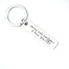 I Love You Hang Keys Drive Safe For Husband Gift Key Ring Key Chain Jewelry Fashion Accessories