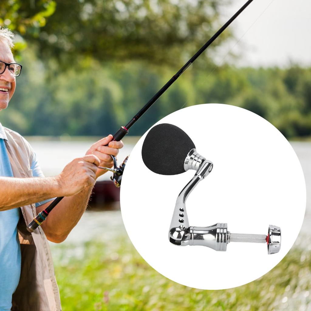 CNC Metal Fishing Reel Kits Handle Grip Rocker Arm Fishing Accessory Replacement Parts