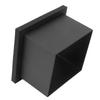 Black Rubber Ground Knock Box Stainless Steel Bottomless Knock Box  Home Coffee Bar