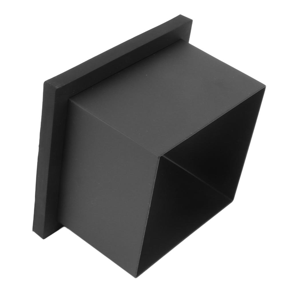 Black Rubber Ground Knock Box Stainless Steel Bottomless Knock Box Home Coffee Bar