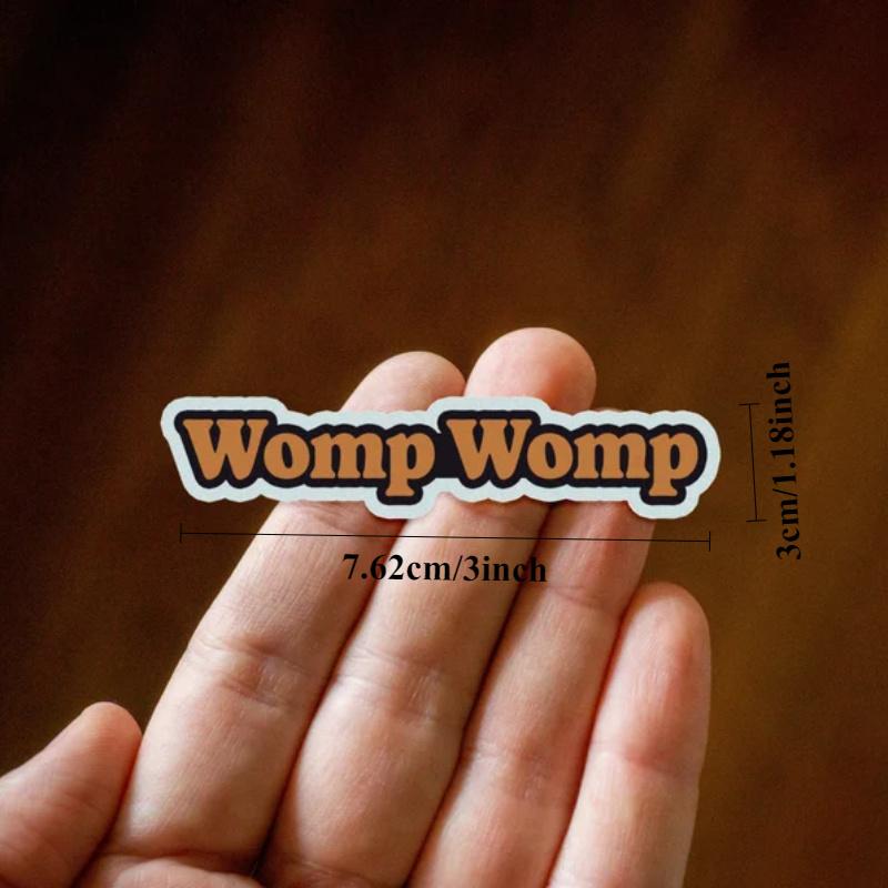 Womp Womp Sticker, Sarcastic Stickers, Durable for Laptop, Car, Luggage, Skateboard & More - Perfect for Teens, Adults, Creative Decor & Gifting
