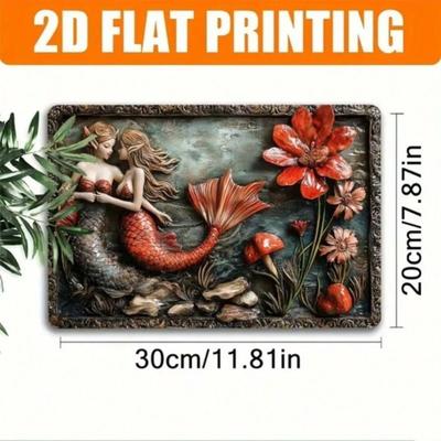 Retro Metal Tin Sign Art, Vintage Wall Decor for Living Room 20x30cm