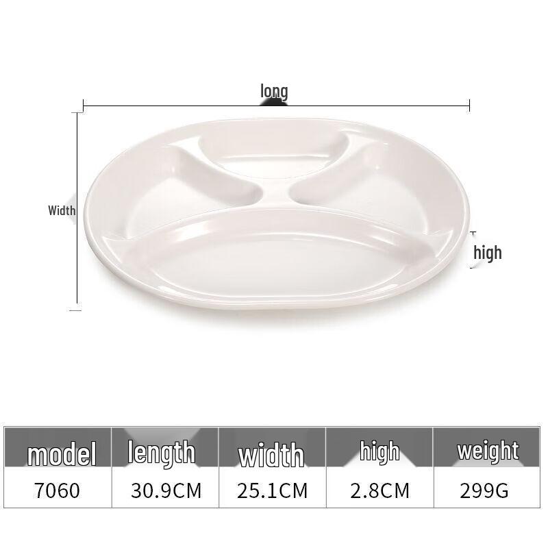 Shengjia Melamine Divided Cafeteria Tray