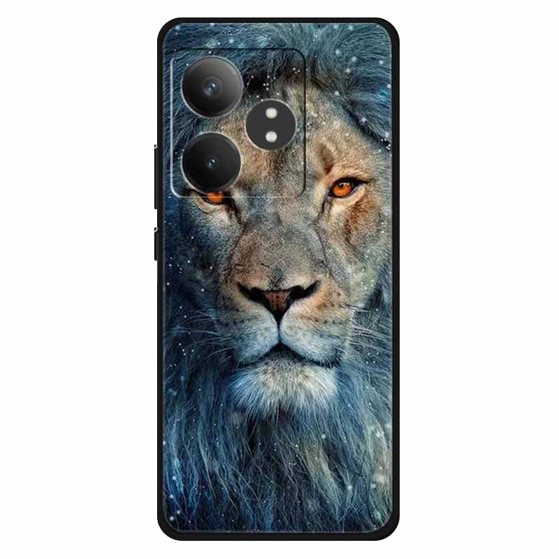 Funda For Realme GT 6T / GT 6 Cases Silicone Planet Painted TPU Soft Phone Back Cover For RMX3853 Protective Coque RMX3851  GT 6