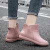 Women's Non-slip Waterproof Rubber Short Boots - Fashionable Korean Style Summer Rain Shoes