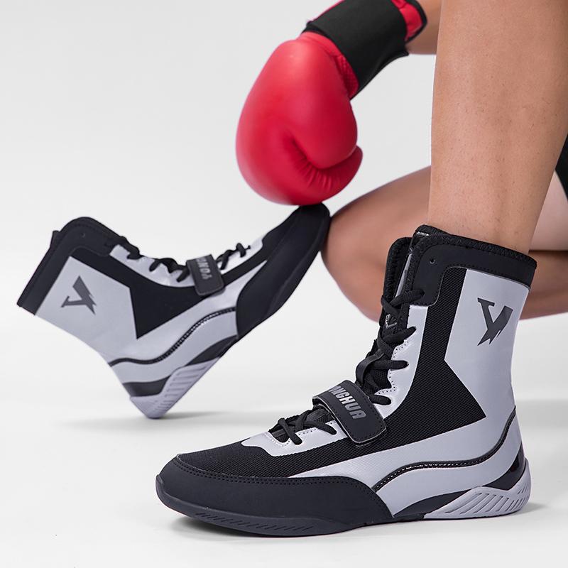 Boxing Shoes Men Professional Gym Boxer Fighting Indoor Training Sneakers Brand Casual Fitness Breathable Sport Boxing Boots